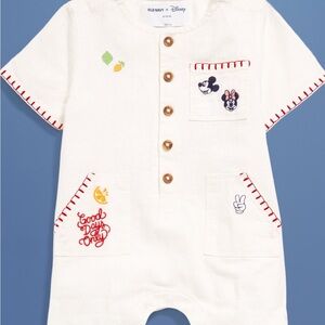 Old Navy x Disney Cream Romper